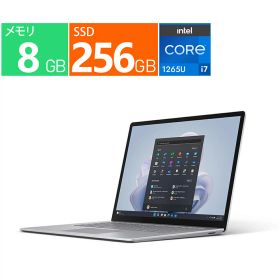 インテル Evoプラットフォーム タッチパネル マイクロソフト ノートパソコン 15 型(インチ) Surface Laptop 5 RBZ-00020 [プラチナ] 第12世代 インテル Core i7 1265U 10コア メモリ:8GB(LPDDR5X) SSD：256GB Windows 11 Pro 顔認証 Wi-Fi6 新品(開封未使用品)