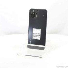 【中古】Xiaomi(シャオミ) Mi 11 Lite 5G 128GB トリュフブラック Mi11Lite5G SIMフリー 【196-ud】