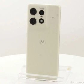 【中古】Motorola(モトローラ) motorola edge 50s pro 256GB バニラクリーム MOSAH3 Softbank SIMフリー 【262-ud】