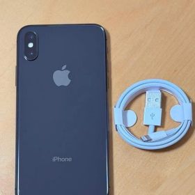iPhone X スペースグレイ 256GB バッテリー100% SIMフリー