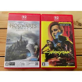 ニンテンドースイッチ(Nintendo Switch)のSwitch2 サイバーパンク2077 ホグワーツレガシー 2点セット(家庭用ゲームソフト)