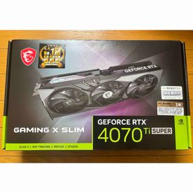 エムエスアイ(msi)のグラフィックボード GeForce RTX 4070 Ti SUPER slim(PCパーツ)