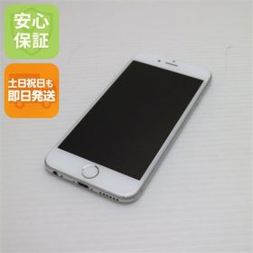 アイフォーン(iPhone)のau iPhone6 16GB シルバー 白ロム M666(スマートフォン本体)