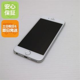 アイフォーン(iPhone)の超美品 au iPhone6 16GB シルバー 白ロム M666(スマートフォン本体)