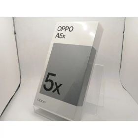 【未使用】Oppo 国内版 【SIMフリー】 OPPO A5x 4GB 128GB ホワイト【横浜】保証期間3ヶ月