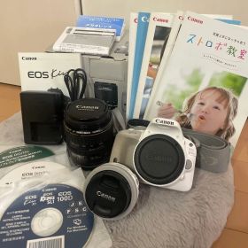★希少ホワイト★Canon EOS Kiss X7 レンズ2本セット