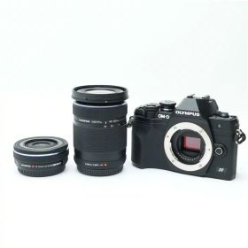 【中古】 《良品》 OLYMPUS OM-D E-M10 Mark IV EZダブルズームキット ブラック 【望遠レンズ内クリーニング/各部点検済】 [ デジタルカメラ ]