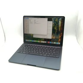 【中古】Apple MacBook Air 13インチ (M4,2025) M4(CPU:10C/GPU:8C) 16GB/256GB ミッドナイト MW123J/A【千葉】保証期間1ヶ月【ランクA】
