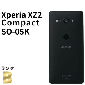 【良品】Xperia XZ2 Compact SO-05K docomo SIMフリー ブラック 白ロム スマホ本体 送料無料 中古 S121
