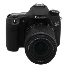 中古 デジタル一眼 レンズキットCanon キヤノンEOS 70D 18-135レンズキット 071024000418コンディションランク【AB】（商品 No.05-0）