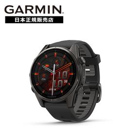 [期間限定価格] ガーミン GARMIN fenix8 Sapphire AMOLED 43mm Ti Carbon Gray DLC / Black 010-02903-27 スマートウォッチ 国内正規品