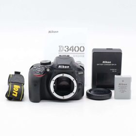 ショット数29353回 Nikon D3400 ボディ ブラック #861(デジタル一眼)