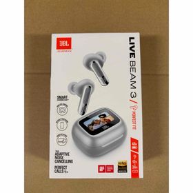 ジェイビーエル(JBL)のJBL イヤホン LIVE BEAM 3 SILVER(ヘッドフォン/イヤフォン)