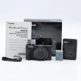 Canon PowerShot G7 X Mark III ブラック｜1.0型センサー 高画質コンデジ｜4K動画・ライブ配信対応 Vlog撮影向け キヤノン【中古】