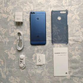 HUAWEI nova lite 2 青色 本体と付属品