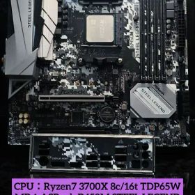 ① まとめ売り!! Ryzen7 3700X＋B450M 正常動作確認済!!
