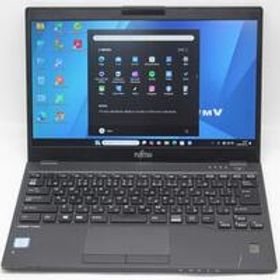 中古 フルHD 13.3型 Fujitsu LIFEBOOK U939A Windows11 第8世代 i5-8365u 8GB 256GB-SSD 無線 Office付き 中古パソコン 税無 管:1525s