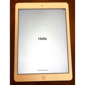 アイパッド(iPad)のApple iPad Air 第1世代 A1475 16GB シルバー(タブレット)
