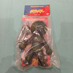 東映レトロソフビコレクション カイメングリーン（マスク取れ）+ミニソフビ メディコム・トイ