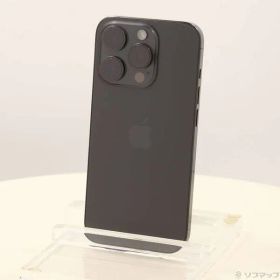 ソフマップ 〔中古品〕 iPhone15 Pro 128GB ブラックチタニウム MTU73J／A SIMフリー【295】