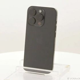 ソフマップ 〔中古品〕 iPhone15 Pro 128GB ブラックチタニウム MTU73J／A SIMフリー【198】