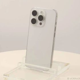 ソフマップ 〔中古品〕 iPhone15 Pro 128GB ホワイトチタニウム MTU83J／A SIMフリー【198】