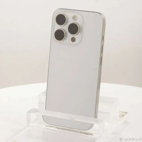ソフマップ 〔中古品〕 iPhone15 Pro 128GB ホワイトチタニウム MTU83J／A SIMフリー【262】