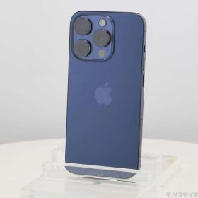 ソフマップ 〔中古品〕 iPhone15 Pro 128GB ブルーチタニウム MTUA3J／A SIMフリー【196】