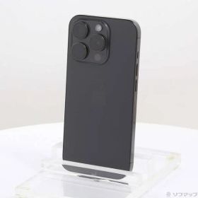 ソフマップ 〔中古品〕 iPhone15 Pro 256GB ブラックチタニウム MTUC3J／A SIMフリー【305】