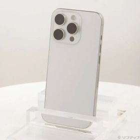 ソフマップ 〔中古品〕 iPhone15 Pro 256GB ホワイトチタニウム MTUD3J／A SIMフリー【262】