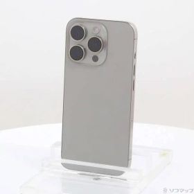 ソフマップ 〔中古品〕 iPhone15 Pro 256GB ナチュラルチタニウム MTUF3J／A SIMフリー【269】