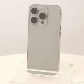 ソフマップ 〔中古品〕 iPhone15 Pro 256GB ナチュラルチタニウム MTUF3J／A SIMフリー【344】