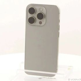 ソフマップ 〔中古品〕 iPhone15 Pro 256GB ナチュラルチタニウム MTUF3J／A SIMフリー【198】