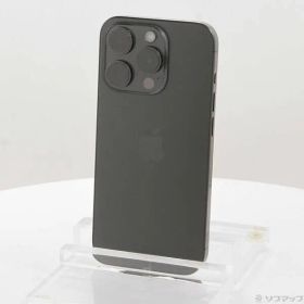 ソフマップ 〔中古品〕 iPhone15 Pro 512GB ブラックチタニウム MTUH3J／A SIMフリー【349】
