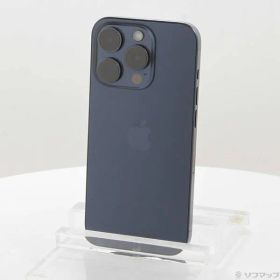 ソフマップ 〔中古品〕 iPhone15 Pro 512GB ブルーチタニウム MTUL3J／A SIMフリー【349】