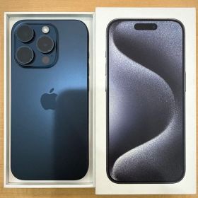【ジャンク】iPhone 15 Pro 128GB ブルーチタニウム
