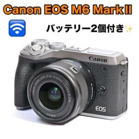 Canon EOS M6 Mark II ズームレンズキット★Wi-Fi機能付き