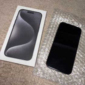 【美品傷汚れなし、箱付き】iPhone15Pro 128GB