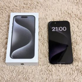【美品】iPhone 15 Pro ブラックチタニウム 128GB SIMフリー