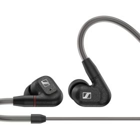 ゼンハイザー Sennheiser イヤホン 有線 IE 300 ブラック ダイナミック カナル型 オーディオファイル MMCX 高遮音性 【国内正規品】 [ブラック] [単品]