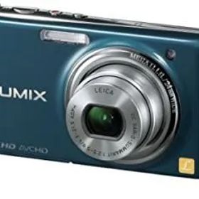 【中古】パナソニック デジタルカメラ LUMIX FX77 スエードブルー DMC-FX77-A