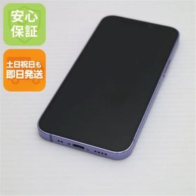 アイフォーン(iPhone)の良品中古 SIMフリー iPhone12 mini 64GB パープル M111(スマートフォン本体)
