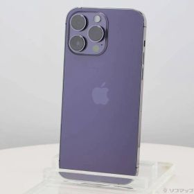 ソフマップ 〔中古品〕 iPhone14 Pro Max 128GB ディープパープル MQ993J／A SIMフリー【377】