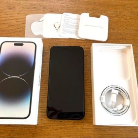 【美品】Apple iPhone14 Pro MAXスペースブラック 256GB
