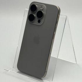【訳あり】iPhone 15 Pro 256GB ナチュラルチタニウム バッテリー【89%】 SIMフリー 白ロム