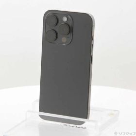 ソフマップ 〔中古品〕 iPhone15 Pro 128GB ブラックチタニウム MTU73J／A SIMフリー【269】