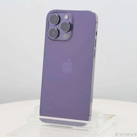 ソフマップ 〔中古品〕 iPhone14 Pro Max 512GB ディープパープル NQ9J3J／A SIMフリー【258】