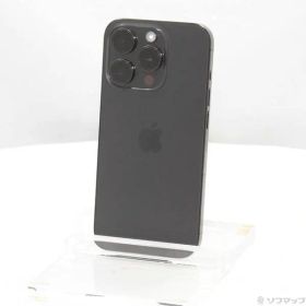ソフマップ 〔中古品〕 iPhone15 Pro 256GB ブラックチタニウム MTUC3J／A SIMフリー【349】
