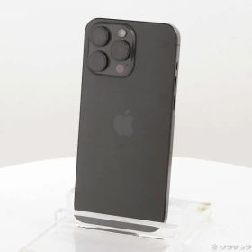 ソフマップ 〔中古品〕 iPhone15 Pro Max 512GB ブラックチタニウム MU6U3J／A SIMフリー【305】