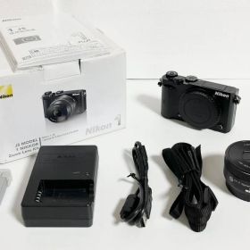 【シャッター回数約4425】ニコン(Nikon) デジタル一眼カメラ Nikon 1 J5 標準パワーズームレンズキット [ブラック]【中古】【良い】【26801603030708】